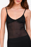 Pre-Loved Chanel Black Knit V-Neck Dress with Bustier Detail Slip Dress Size 34