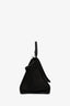 Celine Black Leather/Suede Trapeze Bag with Strap
