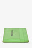 Balenciaga Green Leather Logo Card Holder (As Is)