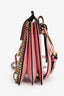 Chloe Pink Leather/Suede Mini Faye Bag