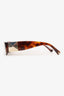 Valentino Brown Frame Rockstud Accents Wayfarer Sunglasses