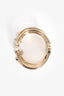 Christian Dior Faux Pearl Logo Cuff Bracelet
