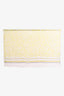Max Mara Yellow/White Silk Printed Scarf