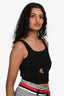 Boyarovskaya Black Knit Crop Tank Size S