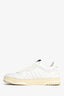 Gucci White Leather Classic Web Tongue Sneakers Size 37