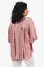 Isabel Marant Pink Silk Floral Print Blouse Size 34