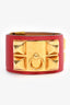 Hermès 2014 Red Epsom Leather Collier De Chien Bracelet