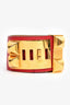 Hermès 2014 Red Epsom Leather Collier De Chien Bracelet