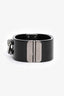 Pre-Loved Chanel™ 2015 Black Acrylic Crystal CC Cuff