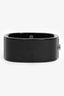 Pre-Loved Chanel™ 2015 Black Acrylic Crystal CC Cuff