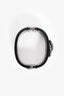 Pre-Loved Chanel™ 2015 Black Acrylic Crystal CC Cuff