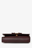 Salvatore Ferragamo Burgundy Leather Bow Crossbody