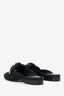 Pre-Loved Chanel™ Black Crystal Embellished Braid Detailed Mules Size 38.5 (As Is)