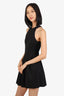 T by Alexander Wang Black Pleated Sleeveless Mini Dress Size XS