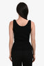 Pre-Loved Chanel™ 2017-18 Black Knit Detail Sleeveless Top Size 36