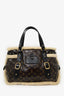 Louis Vuitton 2007 Limited Edition Patent Monogram Shearling 'Thunder' Tote (As Is)