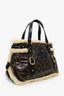 Louis Vuitton 2007 Limited Edition Patent Monogram Shearling 'Thunder' Tote (As Is)
