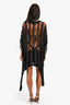 Missoni Black Glitter Knit Fringe Cover Size 42