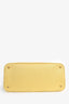 Prada Yellow Saffiano Leather Promenade Top Handle with Strap
