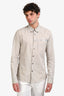 Love Moschino Grey Cotton Button Down Shirt Size L Mens