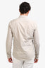 Love Moschino Grey Cotton Button Down Shirt Size L Mens