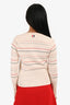 Thom Browne White Wool Dotted Cardigan Size 0