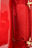 Christian Dior 2017 Red Patent Cannage Leather Mini Lady Dior