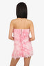 Love Shack Fancy Pink Calandre Lace Mini Dress Size 0