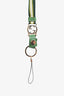 Gucci Green Ribbon GG Lanyard Key Holder