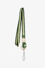 Gucci Green Ribbon GG Lanyard Key Holder