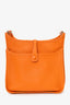 Hermès 2011 Orange Clemence Leather Evelyne 29 GM