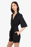 Ba&sh Black Belted Romper Size S