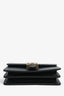 Gucci Black Leather Interlocking G Small Dollar Crossbody Bag