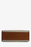 Gucci GG Supreme Leather Trim Top Handle Structured Tote with Strap (As Is)