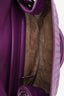 Bottega Veneta Purple Intrecciato Leather Rialto Bag