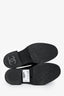 Pre-Loved Chanel™ Black Leather Platform Loafers Size 36.5