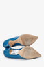Christian Dior Blue Patent Leather Pumps Size 37.5