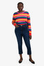 Frame Dark Blue 'Le High' Skinny Jeans Size 33
