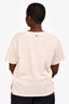 Weekend Max Mara Cream Weekenders T-Shirt Size XL