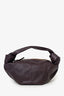 Bottega Veneta Burgundy Leather Double Knot Top Handle Bag