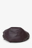 Bottega Veneta Burgundy Leather Double Knot Top Handle Bag