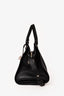 Alexander McQueen Black Leather Small Skull Padlock Zip Around Nag with Strap (As Is)