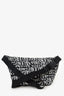 Balenciaga Black/White Canvas Waist Bag