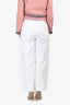 AG White Denim 'Saige Wide Leg Crop' Jeans Size 32