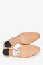 Pre-Loved Chanel™ Beige/Black Leather Slingback Heels Size 39