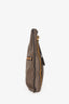 Tom Ford Grey Leather Alix Fold Over Bag