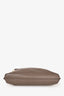 Tom Ford Grey Leather Alix Fold Over Bag
