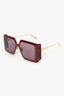Christian Dior Burgundy DiorSolar S2U Sunglasses