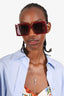 Christian Dior Burgundy DiorSolar S2U Sunglasses