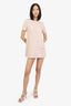 Louis Vuitton Beige Terrycloth Mini Dress Size 38